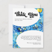 イタリアンポジティーノ アマルフィ レモン シトラス ブライダルシャワー サンキューカード (正面)