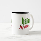 イタリアンメキシコのコーヒーマグ ツートーンマグカップ (正面右)