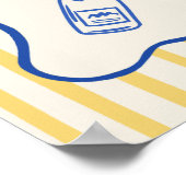 イタリアンラ・ドゥーチェ・ヴィータのウェディングシャワー ポスター (角)