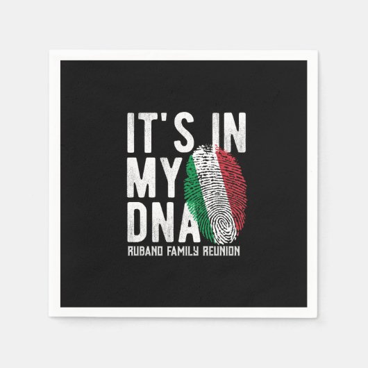 イタリアンリユニオンパーティー スタンダードカクテルナプキン (正面)