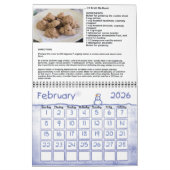 イタリアンレシピ予定表 カレンダー (2月 2026)