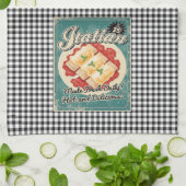 イタリアンレトロ キッチンタオル (折り畳み)