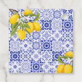 イタリアンレモン メインスクイーズ ブライダルシャワーの感謝を込めて フェイバータグ (裏面)