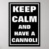 イタリアン保CALM & HAVE A CANNOLI ポスター (正面)