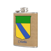 イタリアン名字コロンボ歴史紋章 フラスク (左)