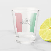 イタリアン国旗&イタリア国愛国者/スポーツファン ショットグラス (裏面)