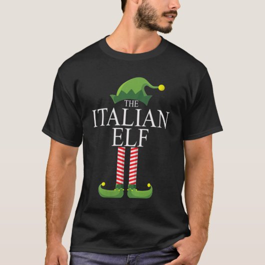 イタリアン小妖精や小人ファミリーマクラシックッチングTシャツ Tシャツ (正面)
