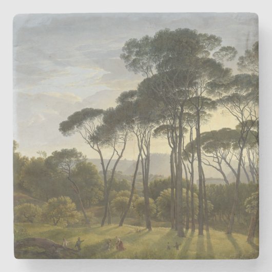 イタリアン山水松(Vogd) ストーンコースター (正面)