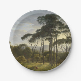 イタリアン山水松(Vogd) ペーパープレート