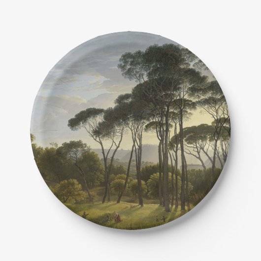 イタリアン山水松(Vogd) ペーパープレート (正面)