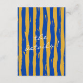 イタリアン手書ピス結婚詳細 エンクロージャーカード (裏面)