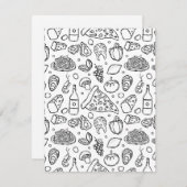 イタリアン料理の本格リソイタリアンット恋人 シーズンカード (正面/裏面)