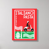 イタリアン料理ウォールアート キャンバスプリント (正面)