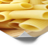 イタリアン料理。パスタとトマト。 ポスター (角)