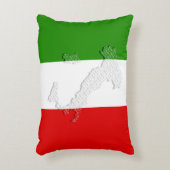 イタリアン旗 アクセントクッション (正面(垂直))