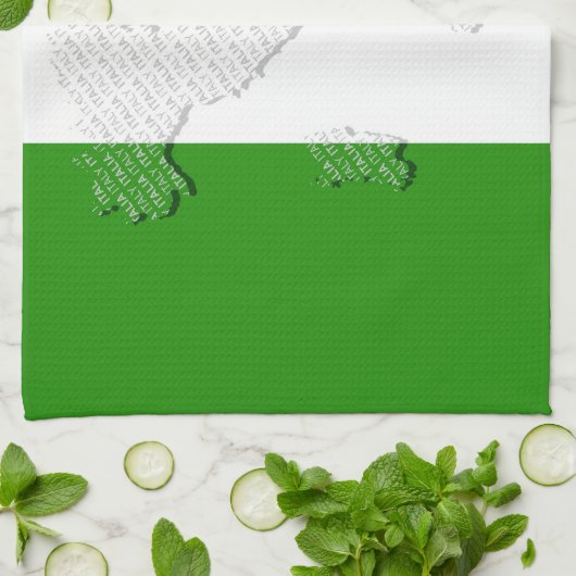 イタリアン旗 キッチンタオル (折り畳み)