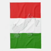 イタリアン旗 キッチンタオル (縦)