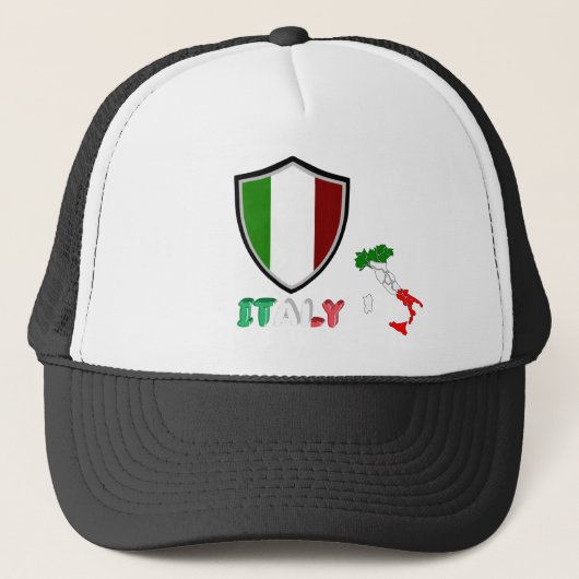 イタリアン旗 キャップ (正面)