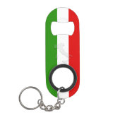 イタリアン旗 キーホルダー栓抜き (正面)