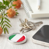 イタリアン旗 キーホルダー (側面)
