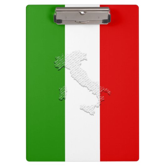 イタリアン旗 クリップボード (正面)