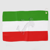 イタリアン旗 ゴルフタオル (横)
