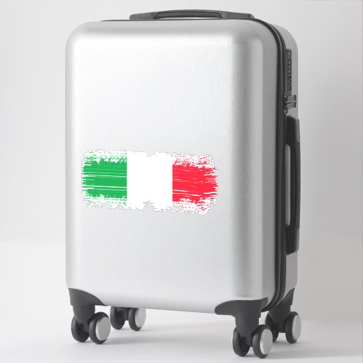 イタリアン旗 シール (スーツケース)