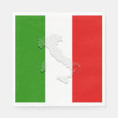 イタリアン旗 スタンダードランチョンナプキン (正面)