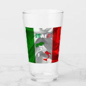 イタリアン旗 タンブラーグラス (正面)