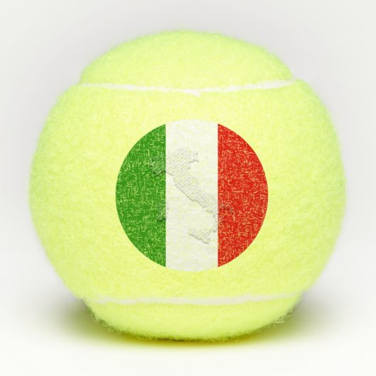 イタリアン旗 テニスボール (正面)