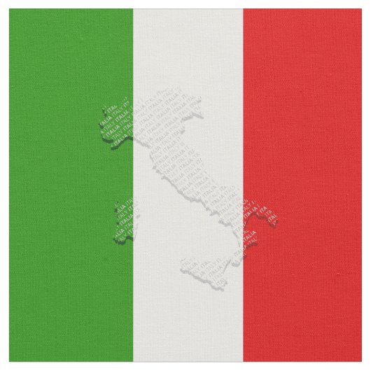 イタリアン旗 ファブリック (クローズアップ)