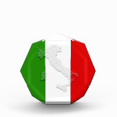 イタリアン旗 フォトブロック (正面)