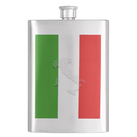 イタリアン旗 フラスク (正面)