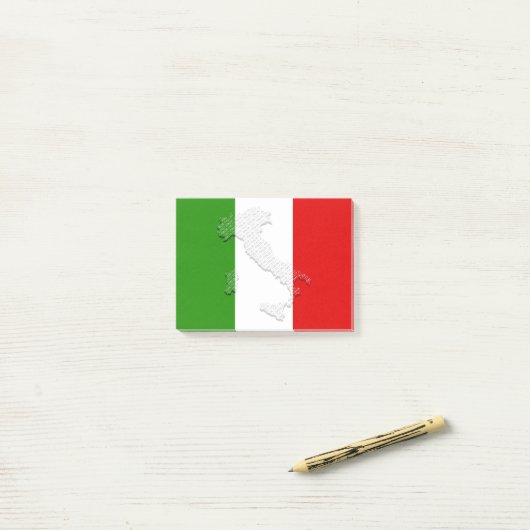 イタリアン旗 ポストイット (デスク上)