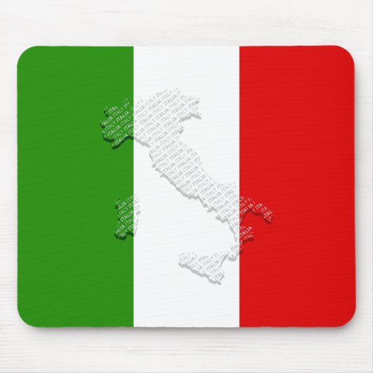 イタリアン旗 マウスパッド (正面)