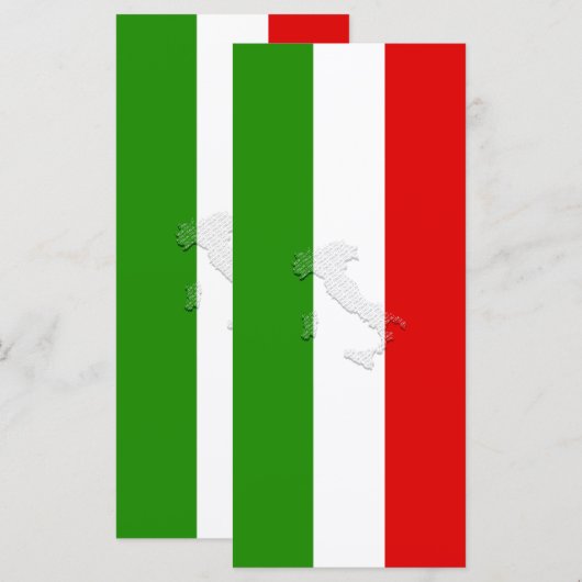 イタリアン旗 メニュー (正面/裏面)