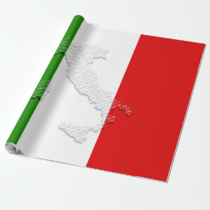 イタリアン旗 ラッピングペーパー