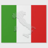 イタリアン旗 ラッピングペーパー (フラット)