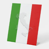 イタリアン旗 台座サイン (正面)