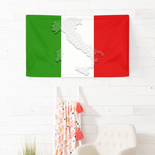 イタリアン旗 横断幕 (インサイチュ)