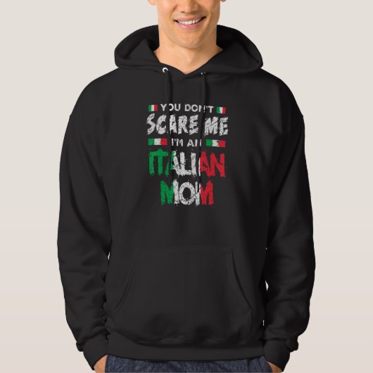イタリアン母イタリア国旗ムームヴィンテージ パーカ (正面)