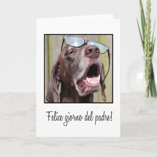 イタリアン父の日 カード (正面)