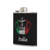 イタリアン王冠 フラスク (左)