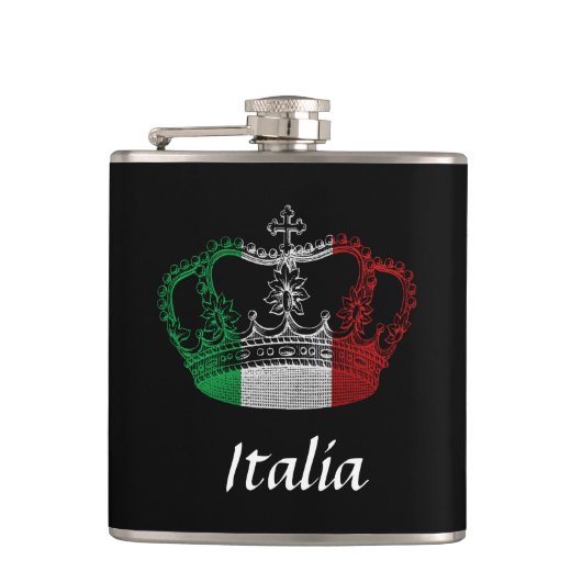 イタリアン王冠 フラスク (正面)