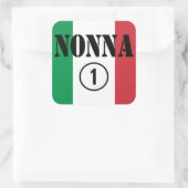イタリアン祖母:Nonna Numero Uno スクエアシール (バッグ)