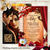 イタリアン秋駆け落ち式レセプションフォト 招待状