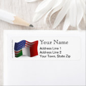 イタリアン米国国旗 ラベル (インサイチュ)