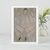 イタリアン紙人形 – 3体 招待状 (スタンド正面)