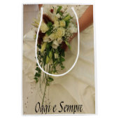 イタリアン結婚おめでとう抱き枕 ミディアムペーパーバッグ (正面)