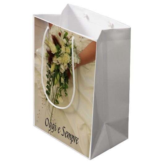 イタリアン結婚おめでとう抱き枕 ミディアムペーパーバッグ (裏面アングル)